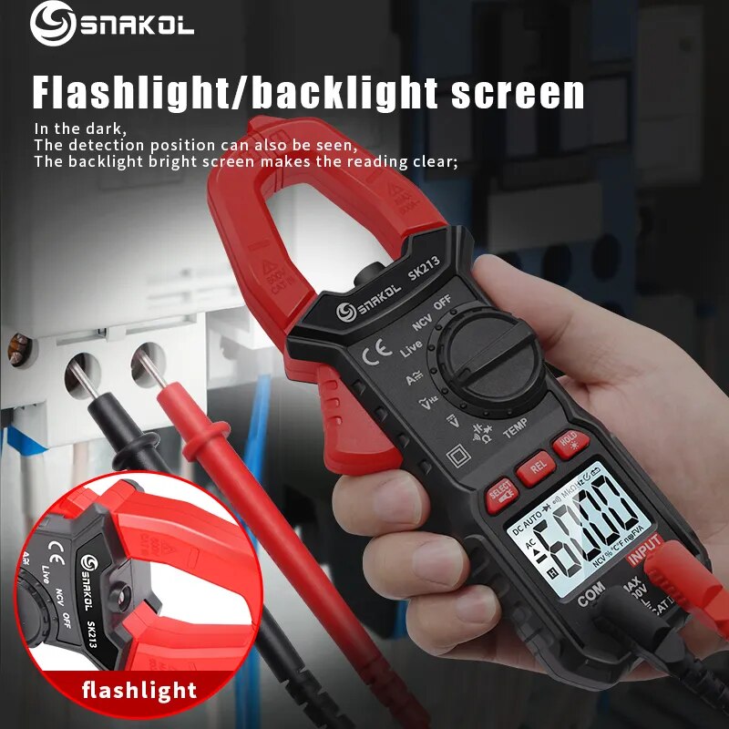 Digital Clamp Meter 600A - Versatile Multimeter for Electrical Work