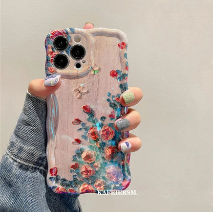 Flowers Painting Lovers Phone Case V2