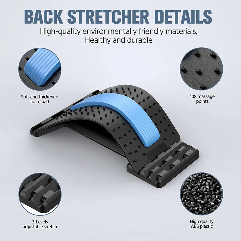 Magnetotherapy Multi-Level Back Stretcher: Your Ultimate Pain Relief Solution