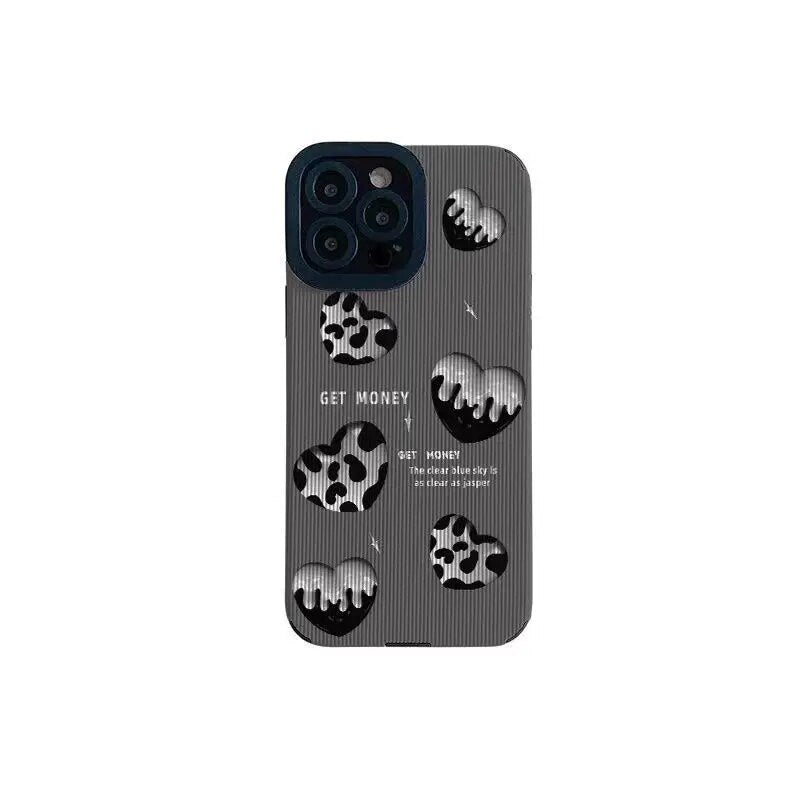 Cow Pattern Hearts Phone Case