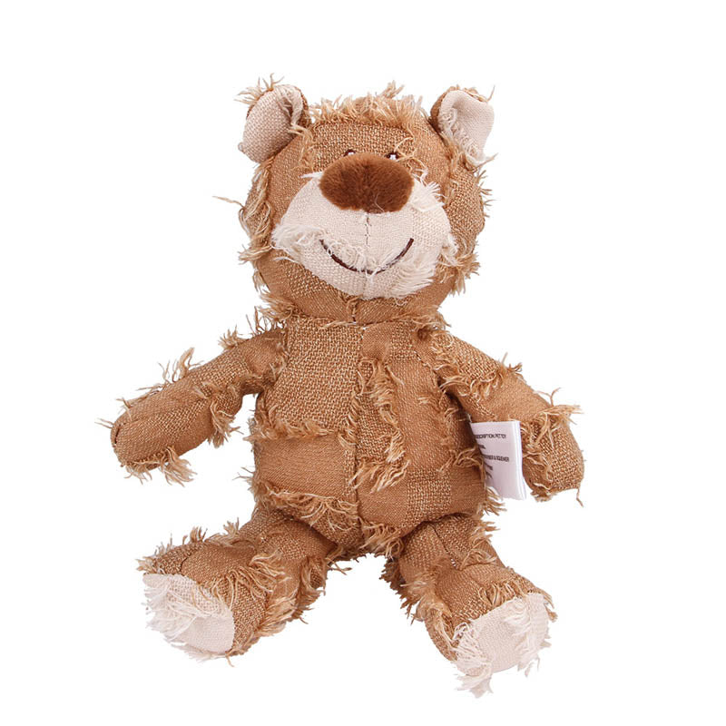 Indestructible Teddy Bear Toy for Energetic Dogs