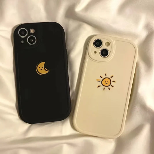 Sun & Moon Silicone Phone Case