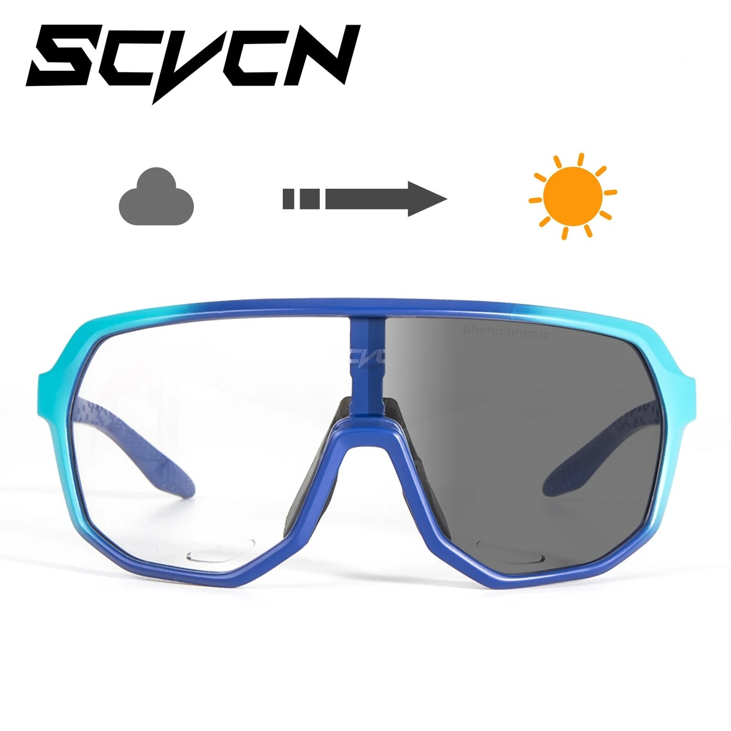 SCVCN Photochromic Sports Sunglasses