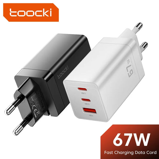 67W GaN USB-C Charger: High-Speed Charging in a Compact Package