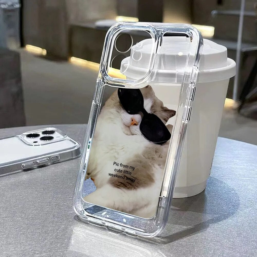 Lovely Cat Soft Phone Case (V1)