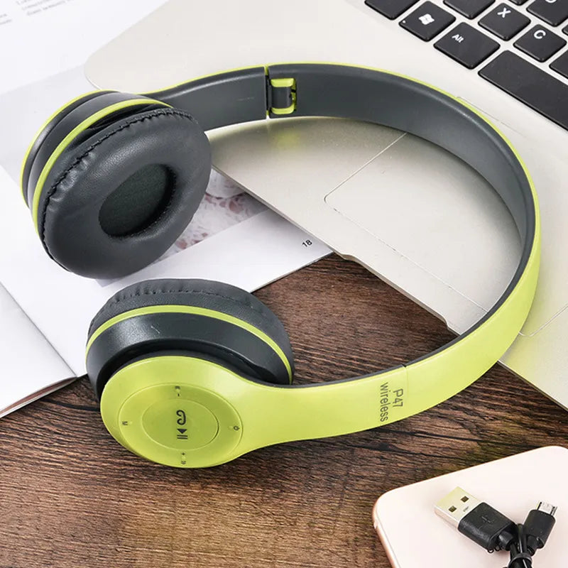 SoundScape P47 Wireless Headphones - Immerse in Pure Audio Bliss!