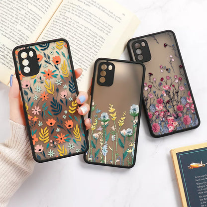 Samsung Case Flowers Paint