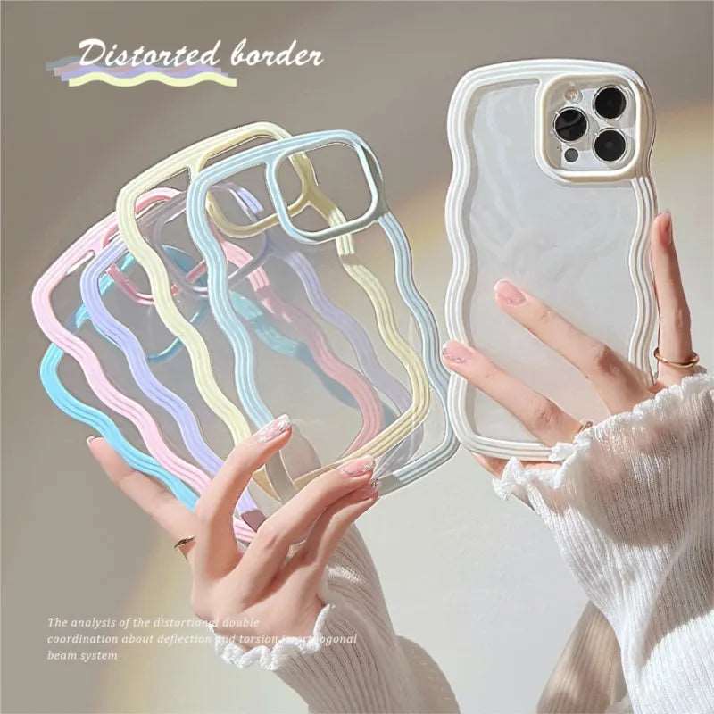 Candy Wave Border iPhone Case