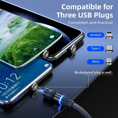 540° Rotate Fast Charging Cable