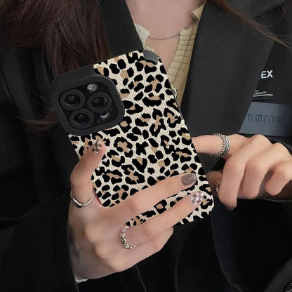 Leopard Pattern Lovers Phone Case