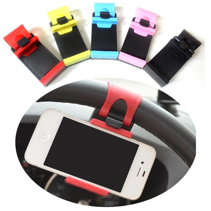 Car Steering Wheel Phone Holder