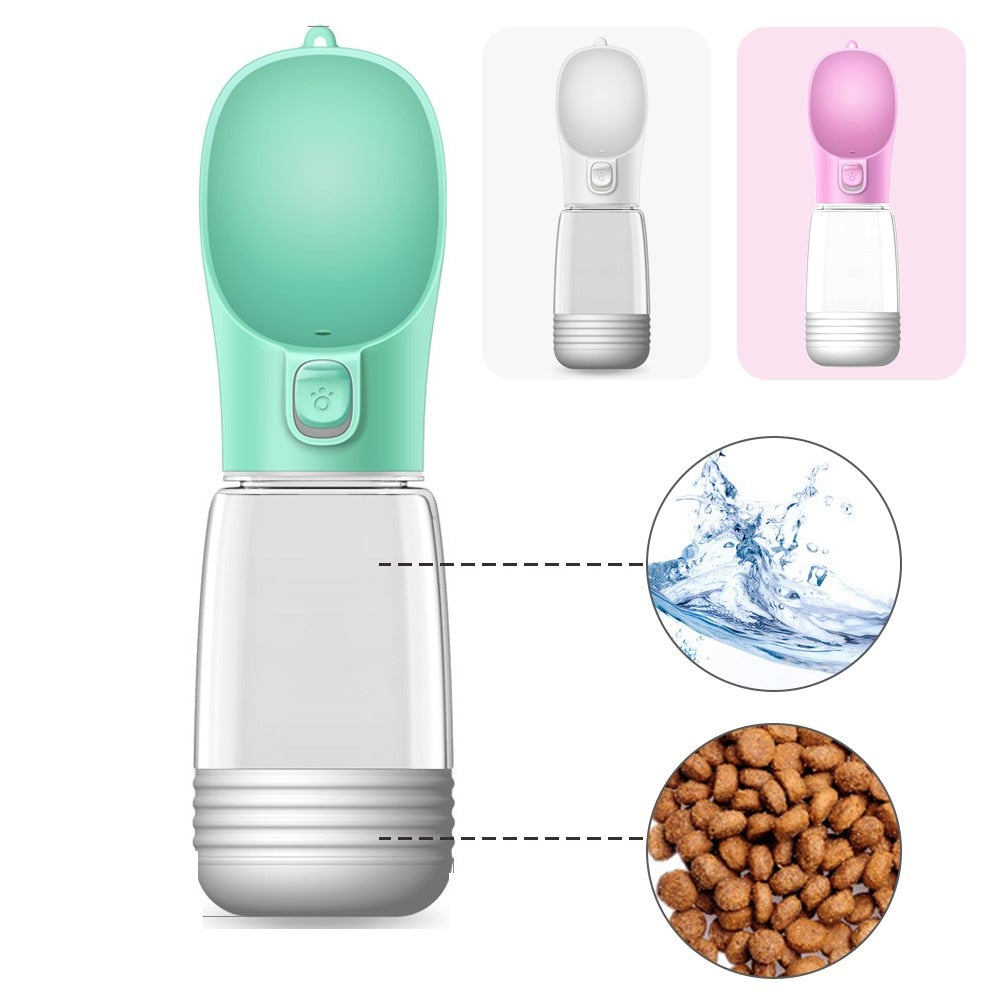 Portable Food and Water Dispenser For Pets