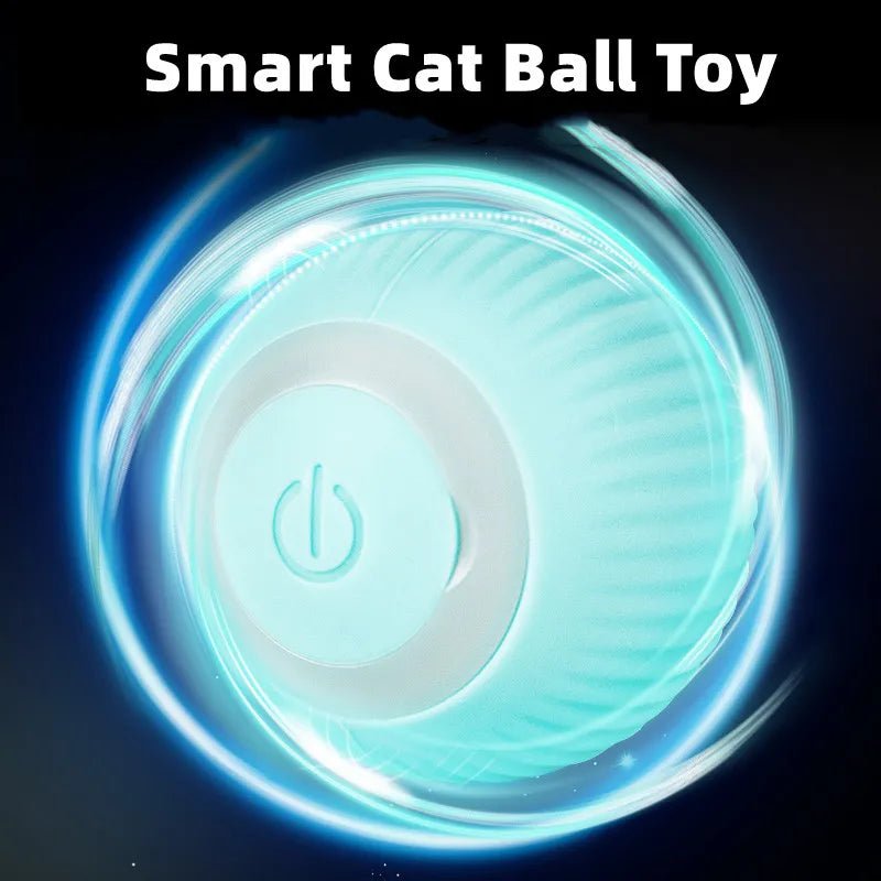 PurrfectPlay Smart Cat Ball - Interactive Rolling Toy for Cats