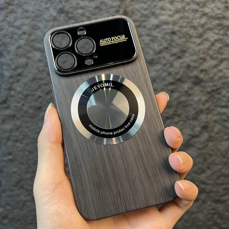 Wood Grain Magsafe Phone Case