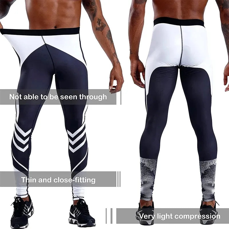 Quick Dry Men's Running Leggings