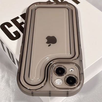 Luxury Transparent Shockproof Air Cushion Case for iPhone