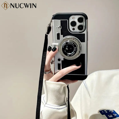 3D Retro Camera Phone Case