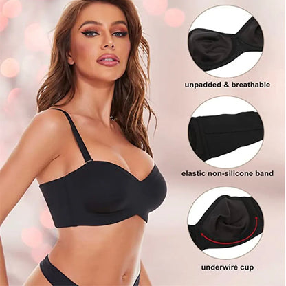 🥇Strapless Minimizer Bra