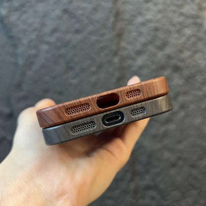 Wood Grain Magsafe Phone Case