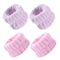 4pcs purple pink