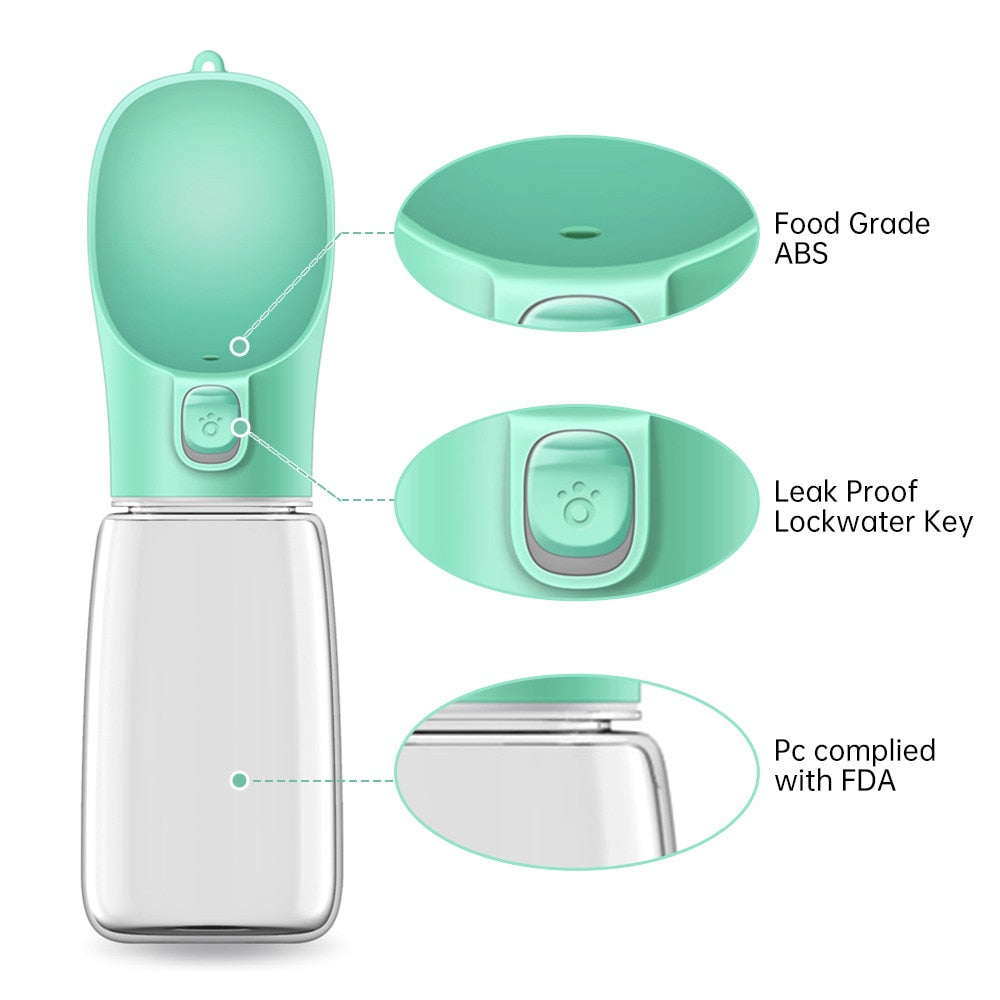 Portable Food and Water Dispenser For Pets