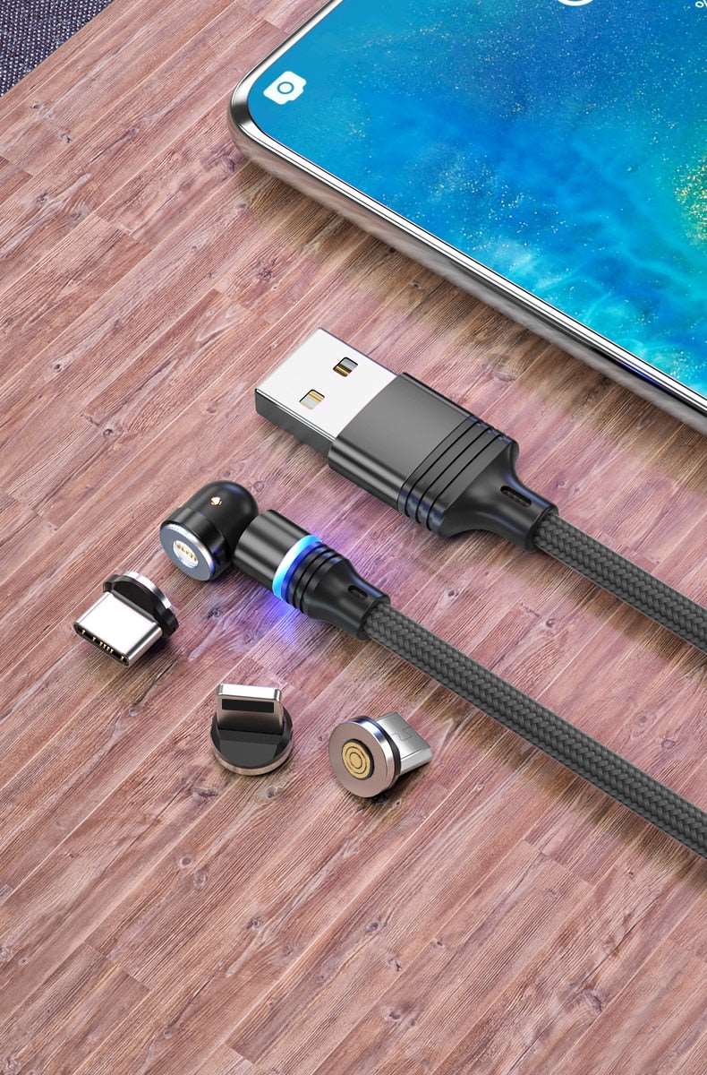 540° Rotate Fast Charging Cable