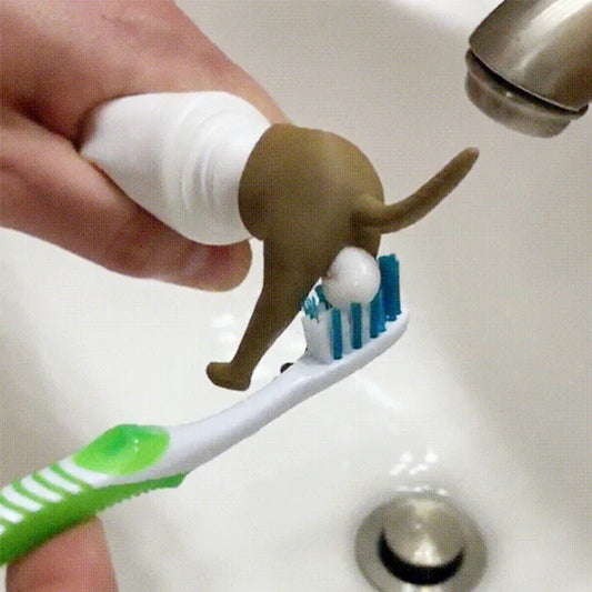 Puppy Tail Toothpaste Topper - The Hilarious Toothpaste Dispenser