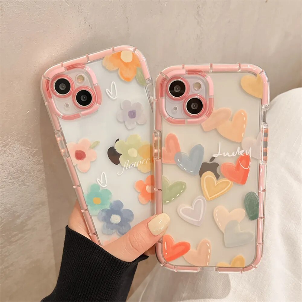 Love Heart Soft Bumper Case